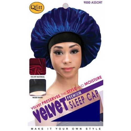 Qfitt Premium Velvet SLEEP CAP #9000